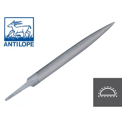 Precision file half round ANTILOPE, 150, #0