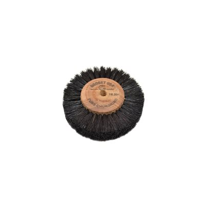 Wood Hub Brush, 4 Rows of Bristle, 3"