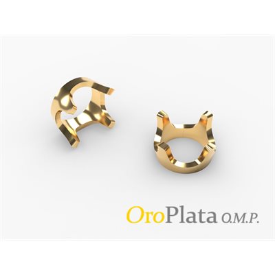 Low-Base 4 Prong Settings, 14K, 