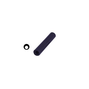 Matt Ring Tube, Purple, Off-Center Hole, 1-1 / 16" diameter, 27mm