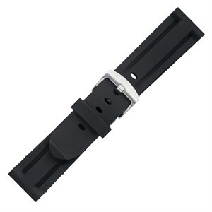 Bracelet Silicone 22mm, Noir