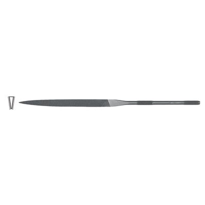 Grobet USA 16cm Knife Needle File, Cut 6, 