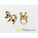 Pendentif Châton 14K, 10pt, 2.9mm,Jaune