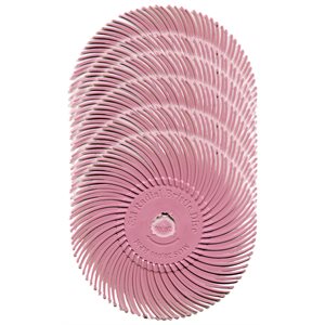 Radial Bristle Discs, 3" diameter, 6-Packs