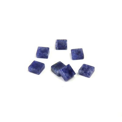 Sodalite, 4.0mm, Square, Blue