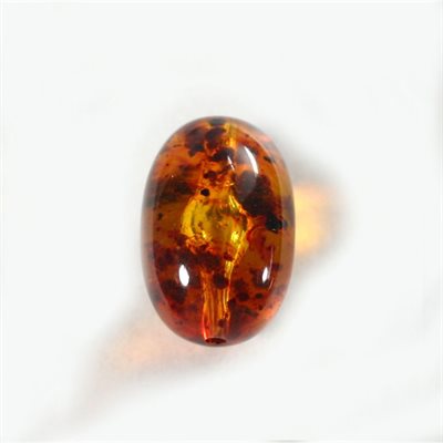 Ambre, 10mmx8mm, Ovale Cabochon, Orange