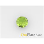 Pierre du Rhin Août synt, 2.0mm, Rond, Vert