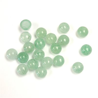 Aventurine, 5.0mm, Rond, Cabochon, Vert