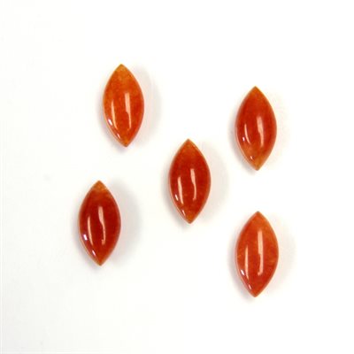 Carnelian, 8mmx4mm, Marquise, Cabochon, Orange