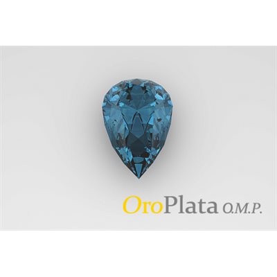 December synt., 12x10, Pear, Blue