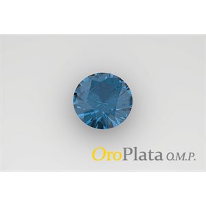 Diamond 1.9, Round, Blue