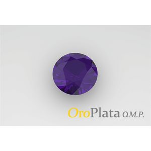 Améthyste, 1.0mm, Rond, Violet