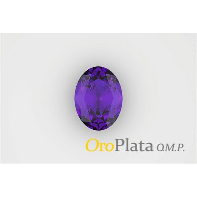 Février zc synt., 12x10, Ovale, Violet Février zc synt., 12x10, Ovale, Violet