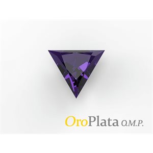 fevrier , Zircon Cubic, 6.0, Trillion, Violet