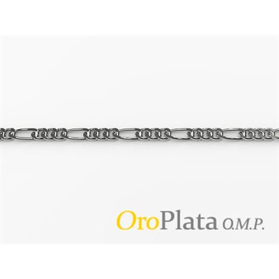 Chaine Figaro, 925, 16'', 2.1mm, 4.0gr + / -