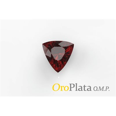 Garnet, 5.0mm, Trillion, Red