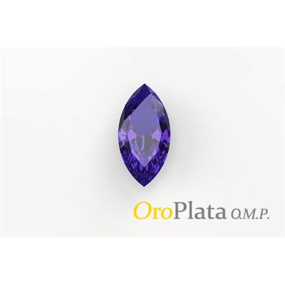 Iolite, 6mmx3mm, Marquise, Purple