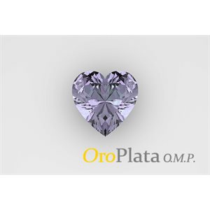 Juin, Synthétique, 4.0mm, Coeur, Multi