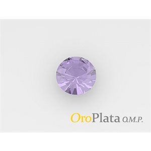 Pierre du Rhin, Juin, 1.5mm, Rond, violet