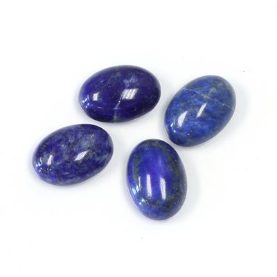 Lapis Lazuli, 13mmx12mm, Oval, Cabochon, Bleu