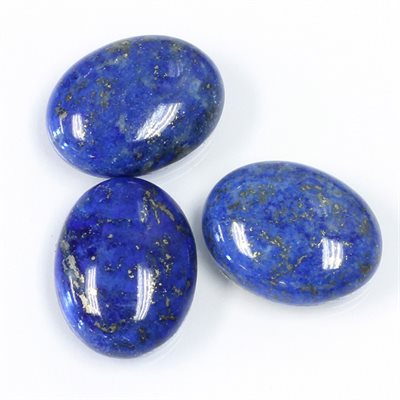 Lapis Lazuli, 30mmx23mm, Oval, Cabochon, Bleu