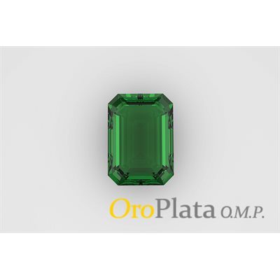 Emerald, 3.2mmx3mm, Octagonal, Green