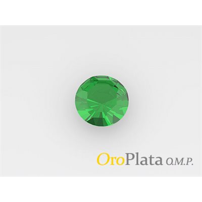 Pierre du Rhin, Mai, 5.0mm, Rond, Vert