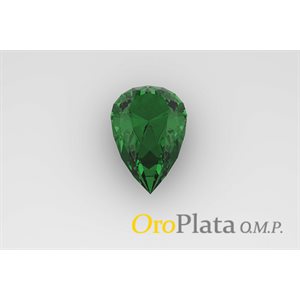 Mai cz synt., 5x3, Poire, Vert