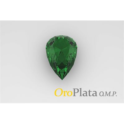Mai cz synt., 8x6, Poire, Vert