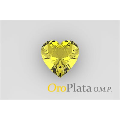Novembre synt., 7.0, Coeur, Jaune Novembre synt., 7.0, Coeur, Jaune