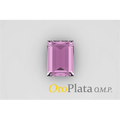 Octobre, Synthétique, 12mmx10mm, Rectangle, Rose Octobre, Synthétique, 12mmx10mm, Rectangle, Rose