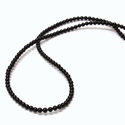 Onyx, 3.0mm, Necklace, Black