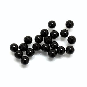 Onyx, 5.0mm, Bead, Half Drilled, Black