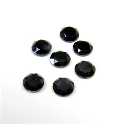 Onyx, 6.0mm, Round, Faceted, Black