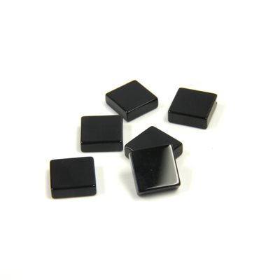 Onyx, 7.0mm, Square, Black