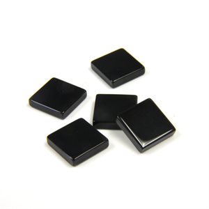 Onyx, 8.0mm, Square, Black