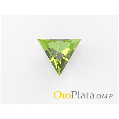 Peridot, 3.0mm, Triangle, Green