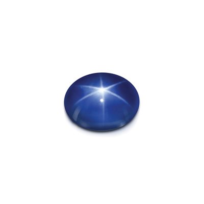 Saphir, Étoilé, Synthétique, 14mmx10mm, Ovale, Cabochon, Bleu Saphir, Étoilé, Synthétique, 14mmx10mm, Ovale, Cabochon, Bleu
