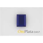 Septembre, Synthétique, 11mmx9mm, Rectangle, Bleu
