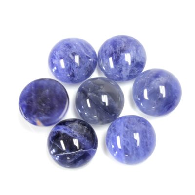 Sodalite, 10.0mm, Round, Cabochon, Blue