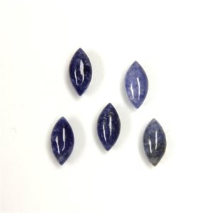 Sodalite 10mmx5mm, Marquise, Cabochon, Blue