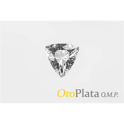 Zircon Cubic, 5.0mm, Trillion, Blanc Zircon Cubic, 5.0mm, Trillion, Blanc