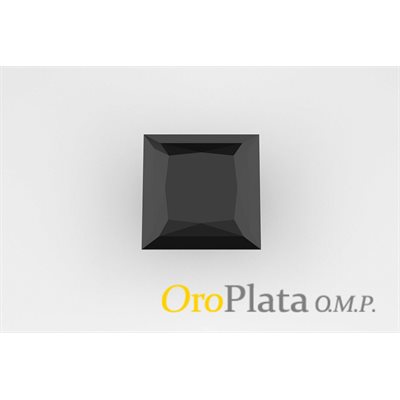 Zircon Cubic, 3.0mm, Carré princesse, Noir Zircon Cubic, 3.0mm, Carré princesse, Noir