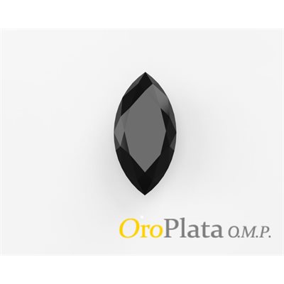 Zircon Cubic, 4mmx2mm, Marquise, Noir Zircon Cubic, 4mmx2mm, Marquise, Noir